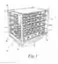 Fig. 02 - Adjustable shelf rack having a modular shelving system