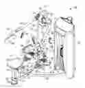 Fig. 01 - Lateral deltoid exercise machine with rocking user support