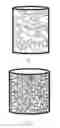 Fig. 02 - Dense packing particle size distribution for PDC cutters