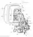 Fig. 01 - Power articulating headrest assembly