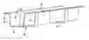 Fig. 01 - Cargo bed support assembly for a truck