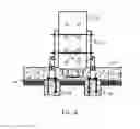 Fig. 23 - Foundation with slab, pedestal and ribs for columns and towers
