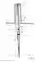 Fig. 04 - Single conductor probe radar level gauge system and tank arrangement