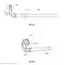 Fig. 06 - Force module for class II and class III correction and releasable distal connector for force module