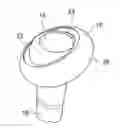 Fig. 01 - Butt-end device or knob for a sports implement