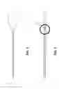 Fig. 04 - LACROSSE STICK HEAD FASTENING SYSTEM AND METHOD FOR FITTING LACROSSE STICK WITH SAME