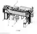 Fig. 45 - Selective shredding, sieving, and/or separating device connected to a hygienic production or operating in an off-line location