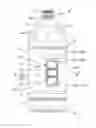 Fig. 01 - Bottle container of a pinch-grip type, and movable inserts of a blow mold used to mold such a bottle container