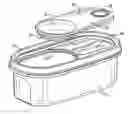 Fig. 01 - CONTAINER COVER WITH POUR SPOUT AND SPOON