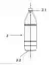 Fig. 01 - Method for packaging liquid products under pressure in plastic bottles or similar containers