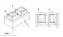 Fig. 02 - SELF-LOCKING BLOCK AND COMPLEMENTARY PIECES FOR THE RAISING OF PILLARS AND FREE-STANDING WALLS