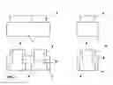 Fig. 03 - SELF-LOCKING BLOCK AND COMPLEMENTARY PIECES FOR THE RAISING OF PILLARS AND FREE-STANDING WALLS