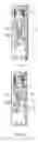 Fig. 10 - Environment friendly metal mechanical password lock cylinder capable of setting repeated password keys