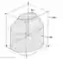 Fig. 01 - Cutter element for rock removal applications