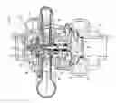 Fig. 01 - Parallel Twin-Impeller Compressor Having Swirl-Imparting Device For One Impeller