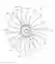 Fig. 01 - Fan blades with protective sheaths and galvanic shields