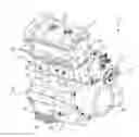 Fig. 01 - Internal combustion engine having a split crankcase