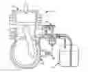Fig. 01 - Engine starting system with purge pump