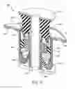 Fig. 12 - Axially damped hydraulic mount assembly