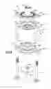 Fig. 14 - Axially damped hydraulic mount assembly