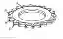 Fig. 01 - Noise, vibration, and harmonics reducing sprocket technology