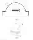Fig. 02 - White LED lamp secondary encapsulation structure capable of reducing blue-light hazards