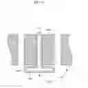 Fig. 12 - BURNER WITH A PERFORATED FLAME HOLDER SUPPORT STRUCTURE