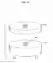 Fig. 15 - BURNER WITH A PERFORATED FLAME HOLDER SUPPORT STRUCTURE