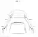 Fig. 18 - BURNER WITH A PERFORATED FLAME HOLDER SUPPORT STRUCTURE