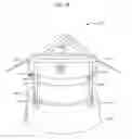 Fig. 19 - BURNER WITH A PERFORATED FLAME HOLDER SUPPORT STRUCTURE