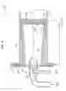 Fig. 24 - BURNER WITH A PERFORATED FLAME HOLDER SUPPORT STRUCTURE