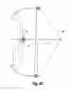 Fig. 07 - Mating arrow mounted slide and arrow rest cradle assembly for bowfishing and bowhunting