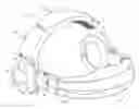 Fig. 01 - Headset with Binary Display and Integrated Computing System