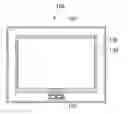Fig. 01 - Display device having a recess in a frame