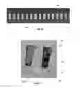 Fig. 11 - Interconnects with fully clad lines