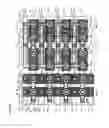 Fig. 37 - Semiconductor device with six transistors forming a NAND circuit