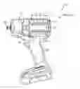 Fig. 01 - Electric motor connections for power tools