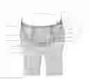Fig. 01 - Bracing strut for preventing pants from slipping down