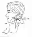 Fig. 01 - USE OF ADHESIVE PATCH AND TENSION STRAP TO REDUCE WRINKLES IN SKIN