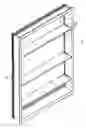 Fig. 01 - Adjustable shelf support system for medicine cabinets