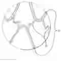Fig. 01 - Stent having adjacent elements connected by narrow flexible webs