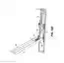 Fig. 24 - Adjustable support device adjustable by an electric motor