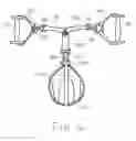 Fig. 05 - Exercise device for supporting weight from hand grips using straps