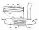 Fig. 01 - Putter face with variable sized ball contact land areas