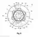Fig. 10 - Device for transporting a hollow body comprising improved grasping means