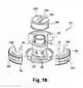 Fig. 17 - Device for transporting a hollow body comprising improved grasping means