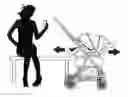 Fig. 01 - Rocker assembly for settling a child