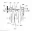 Fig. 12 - Continuously variable speed transmission and steering differential