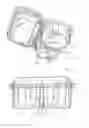 Fig. 09 - Dual compartment produce container having two receptacles separated by a barrier defined by oppositely oriented walls of each of the two receptacles