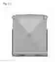 Fig. 12 - Outdoor trash container with bag holder